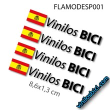 nombre +Bandera vinilos adhesivos