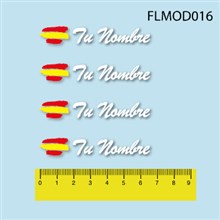 Bandera + Nombre