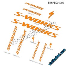 Pegatinas en vinilo adhesivo compatibles con cuadro bici Specialized