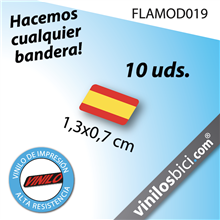 Bandera, vinilos adhesivos