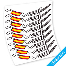 Llantas Roval con Bandera, vinilos adhesivos