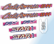 BH Califorma Star 2 o Star 3 pegatinas en vinilo adhesivo bici clásica
