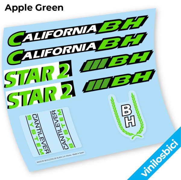 BH California Star2 Pegatinas en vinilo adhesivo Bici Clasica (1)