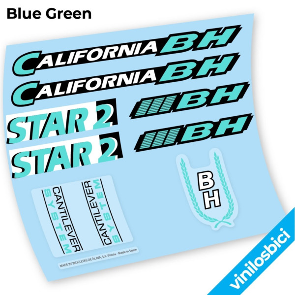 BH California Star2 Pegatinas en vinilo adhesivo Bici Clasica (2)
