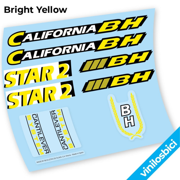 BH California Star2 Pegatinas en vinilo adhesivo Bici Clasica (3)