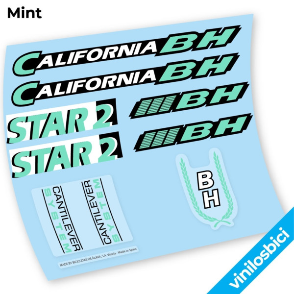 BH California Star2 Pegatinas en vinilo adhesivo Bici Clasica (7)