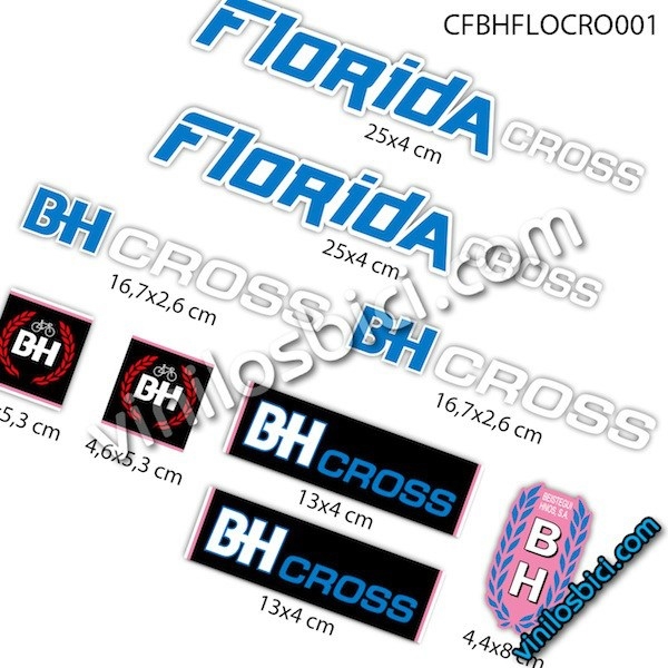 BH Florida Cross clasica Vinilos