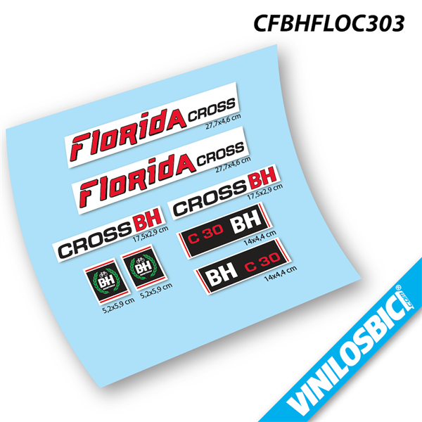 BH Florida Cross clasica Vinilos