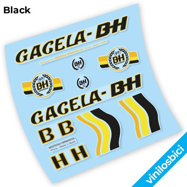 BH Gacela Pegatinas en vinilo adhesivo bici clásica (1)