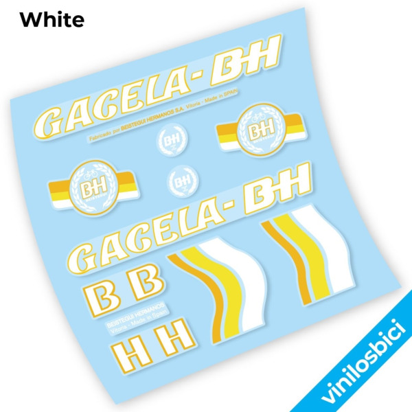 BH Gacela Pegatinas en vinilo adhesivo bici clásica (2)