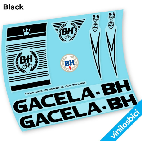BH Gacela Pegatinas en vinilo adhesivo Bici Clásica (1)