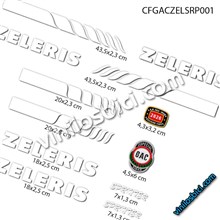 GAC Zeleris Sprinter, pegatinas vinilo adhesivo