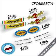 Campagnolo record vinilos adhesivos bici clásica
