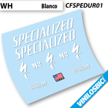 Pegatinas en vinilo adhesivo Compatibles con bici clásica Specialized