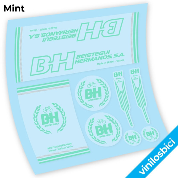 BH Pegatinas en vinilo adhesivo bici clásica (7)