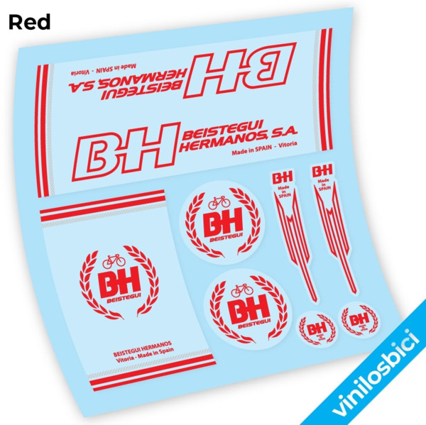 BH Pegatinas en vinilo adhesivo bici clásica (9)