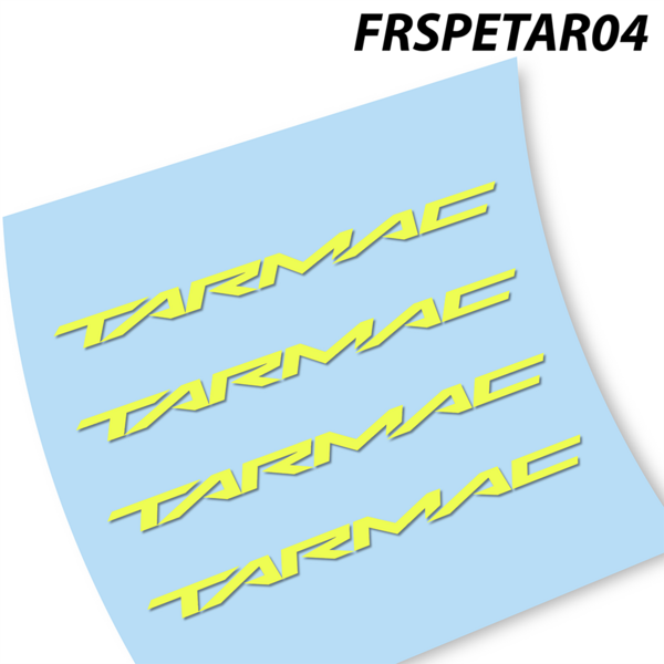 Specialized Tarmac, pegatinas en vinilo adhesivo cuadro