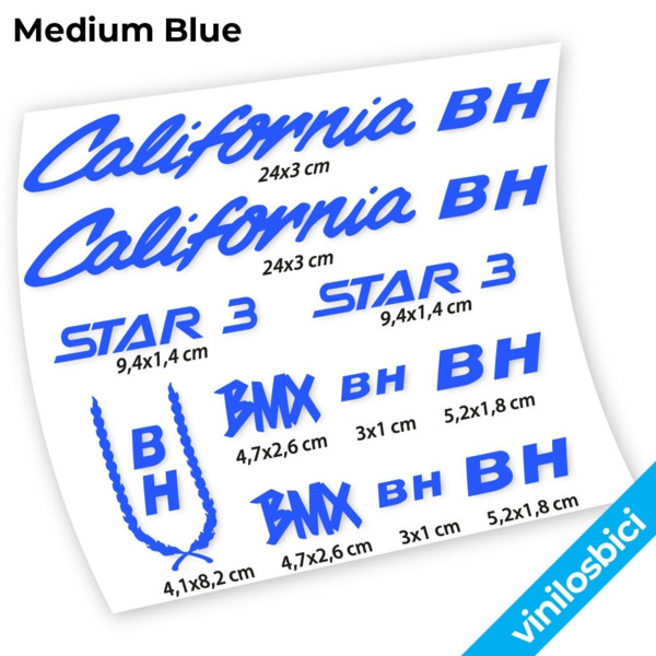 BH Star 3 BMX Pegatinas en vinilo adhesivo bici clásica (11)