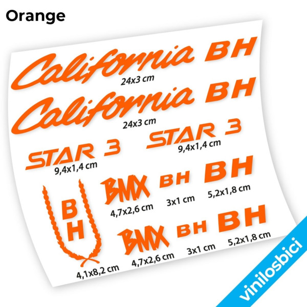 BH Star 3 BMX Pegatinas en vinilo adhesivo bici clásica (17)