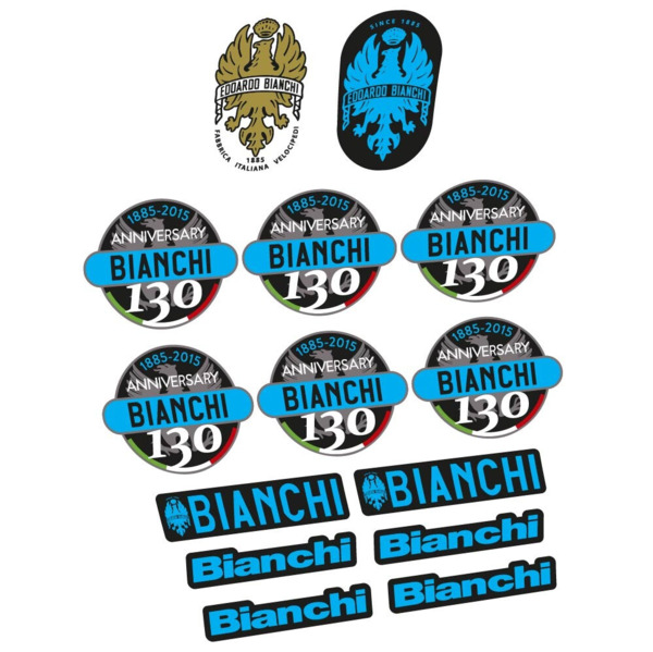 Bianchi 130 Aniversario Pegatinas en vinilo adhesivo Cuadro (4)