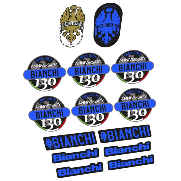 Bianchi 130 Aniversario Pegatinas en vinilo adhesivo Cuadro (5)