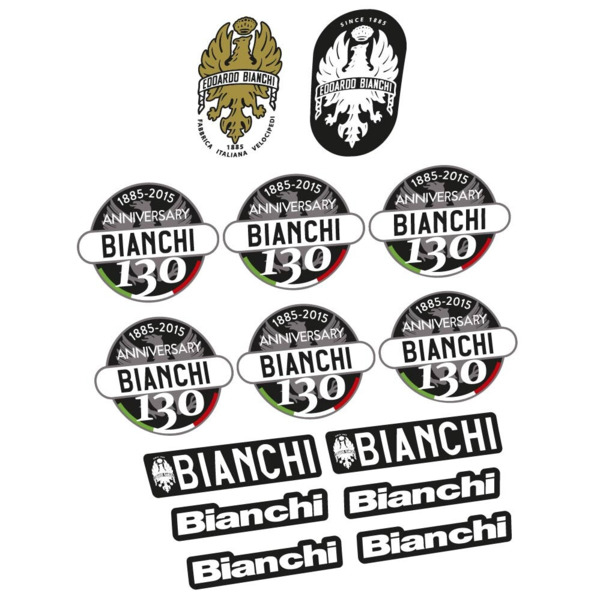 Bianchi 130 Aniversario Pegatinas en vinilo adhesivo Cuadro (6)