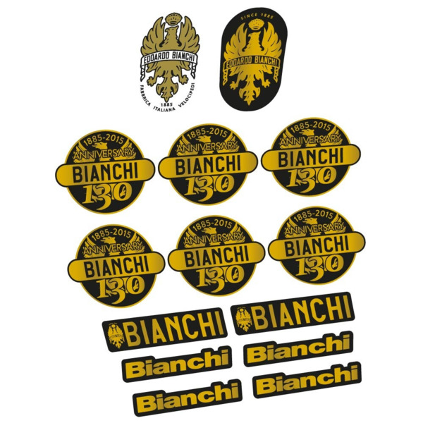 Bianchi 130 Aniversario Pegatinas en vinilo adhesivo Cuadro (13)