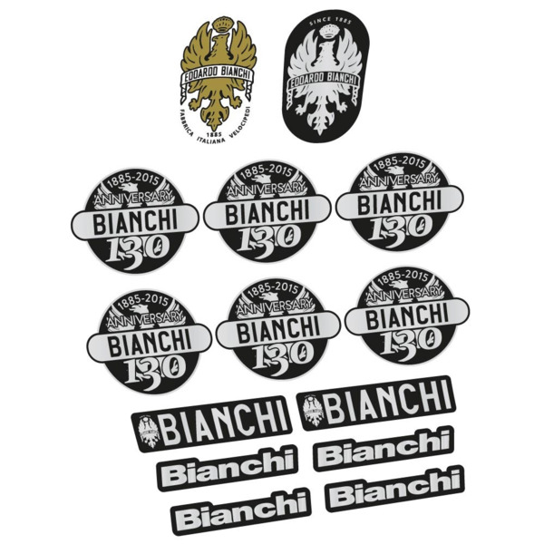 Bianchi 130 Aniversario Pegatinas en vinilo adhesivo Cuadro (15)