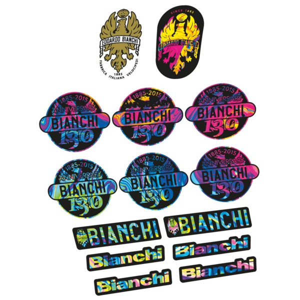 Bianchi 130 Aniversario Pegatinas en vinilo adhesivo Cuadro (17)