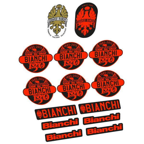 Bianchi 130 Aniversario Pegatinas en vinilo adhesivo Cuadro (18)