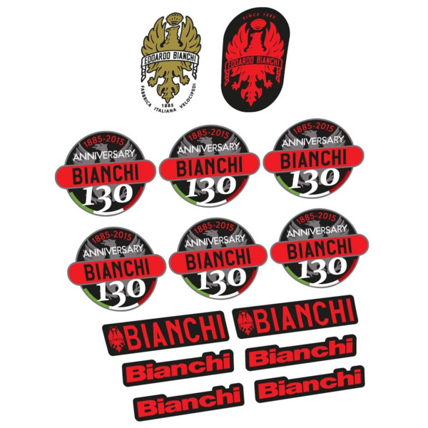 Bianchi 130 Aniversario Pegatinas en vinilo adhesivo Cuadro (19)