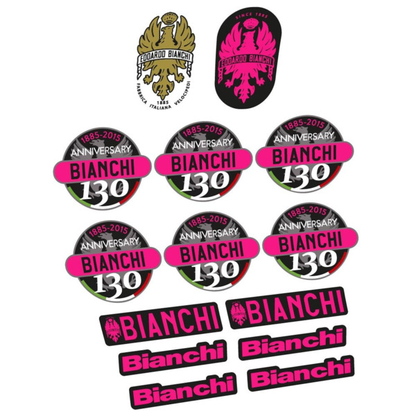 Bianchi 130 Aniversario Pegatinas en vinilo adhesivo Cuadro (21)