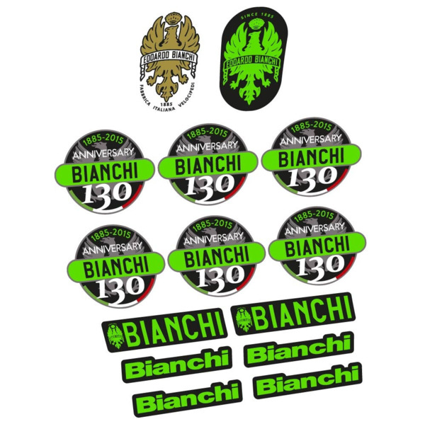 Bianchi 130 Aniversario Pegatinas en vinilo adhesivo Cuadro (24)