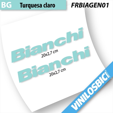Bianchi pegatinas en vinilo adhesivo cuadro bici, bike bianchi decals stickers calcas