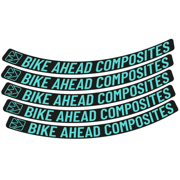 Bike Ahead Composites Biturbo RS Pegatinas en vinilo adhesivo Llanta MTB (22)
