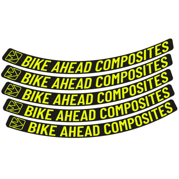 Bike Ahead Composites Biturbo RS Pegatinas en vinilo adhesivo Llanta MTB (2)