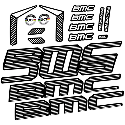 Pegatinas para Cuadro BMC Road Machine 01 FIVE Endurance 2022 en vinilo adhesivo stickers graphics calcas adesivi autocollants