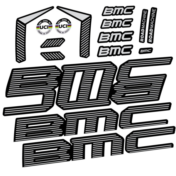 BMC Road Machine 01 FIVE Endurance 2022 Pegatinas en vinilo adhesivo Cuadro (15)