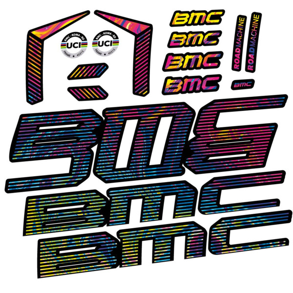 BMC Road Machine 01 FIVE Endurance 2022 Pegatinas en vinilo adhesivo Cuadro (17)