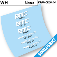 BMC road machine 02 Pegatinas en vinilo adhesivo horquilla