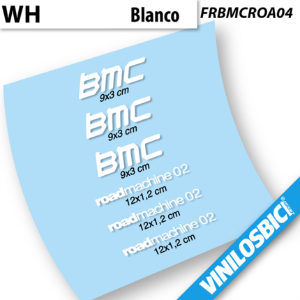 ▷Pegatinas cuadro BMC road machine 02