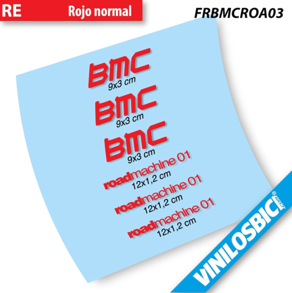 BMC road machine 01 Pegatinas en vinilo adhesivo horquilla (2)