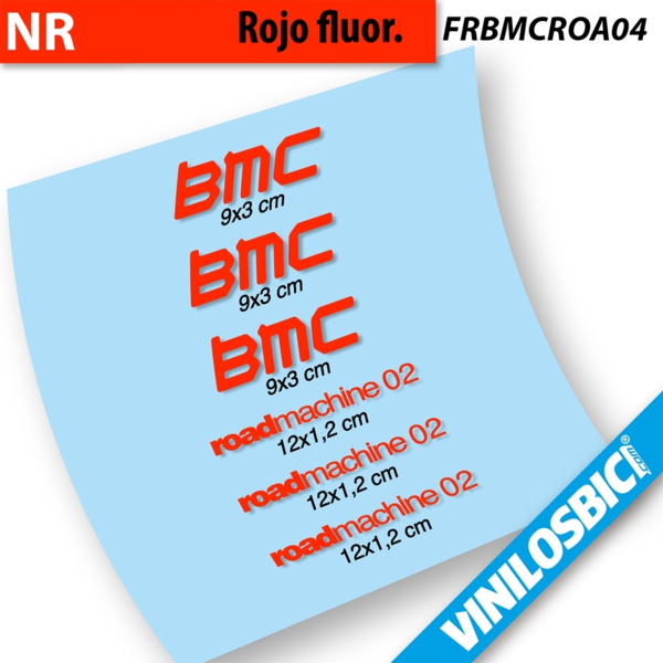 BMC road machine 02 Pegatinas en vinilo adhesivo horquilla (8)