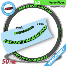 Bontrager Aeolus Comp 5, pegatinas vinilo adhesivo
