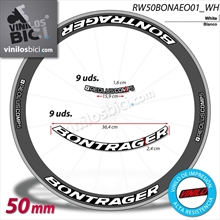 Bontrager Aeolus 5, pegatinas vinilos adhesivos