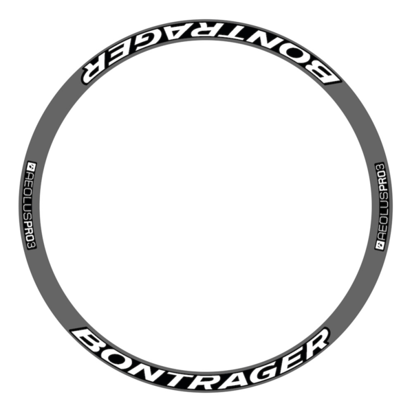 Bontrager Aeolus Pro 3 TLR perfil 34 Freno disco Pegatinas en vinilo adhesivo Llantas Carretera (25)