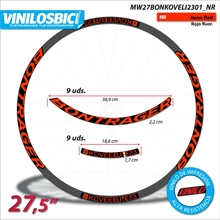 Bontrager Kovee Elite 23, pegatinas vinilo adhesivo