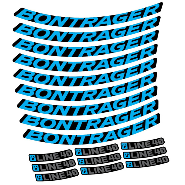 Bontrager Line 40 Pegatinas en vinilo adhesivo Llanta MTB (4)
