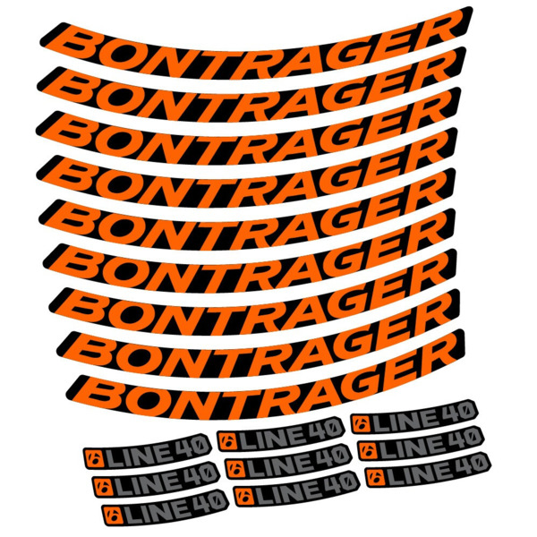 Bontrager Line 40 Pegatinas en vinilo adhesivo Llanta MTB (11)