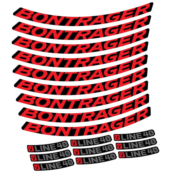 Bontrager Line 40 Pegatinas en vinilo adhesivo Llanta MTB (19)